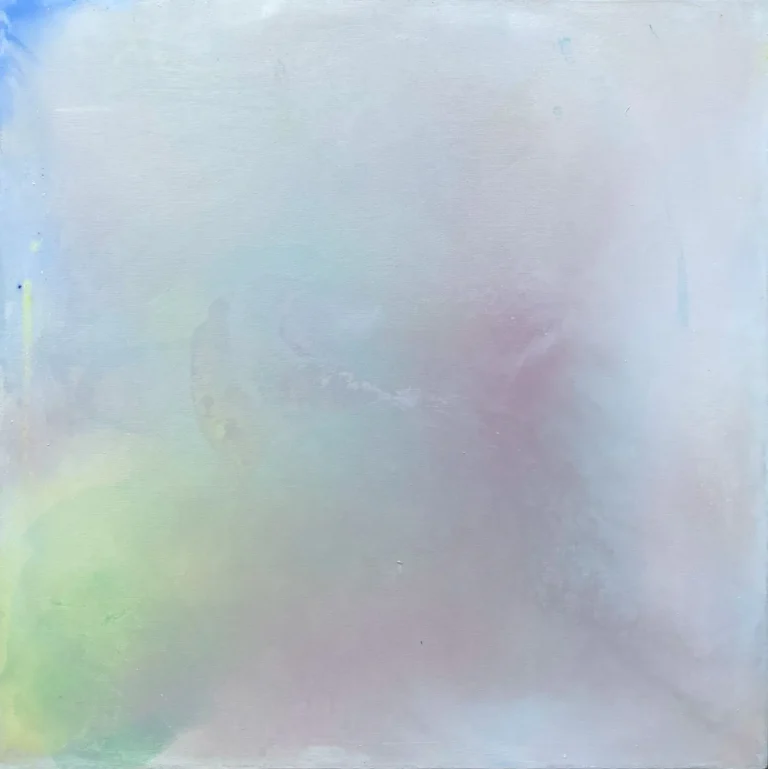 Abstract, white based largescale painting