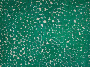Emerald green pebbles painting